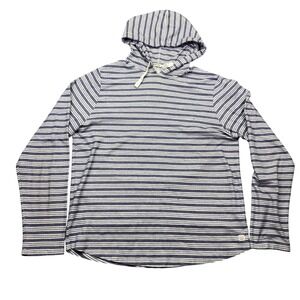 Marine Layer Portola Beach Hoodie Striped Pullover Long Sleeve Casual Mens XL